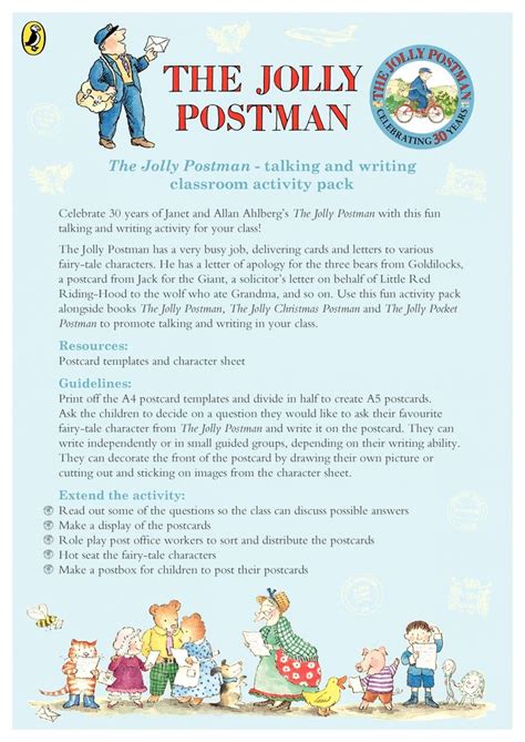 The Jolly Postman Talking And Writing Activity Pack Jolly Christmas