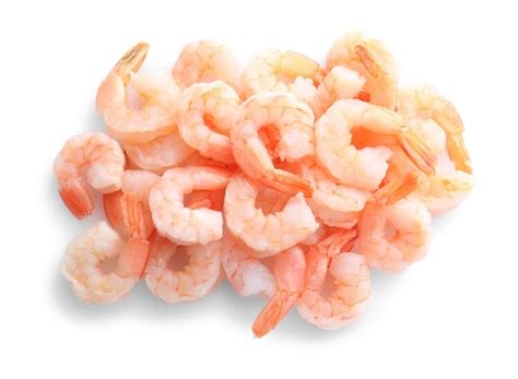 Premium Photo Delicious Shrimps On White Background