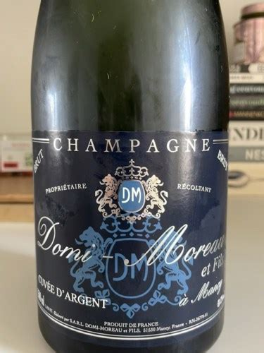 Domi Moreau Et Fils Cuv E D Argent Brut Champagne Vivino Us