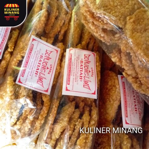 Jual Batiah Gonjong Limo Extra Packing Oleh Oleh Asli Cemilan Kampung