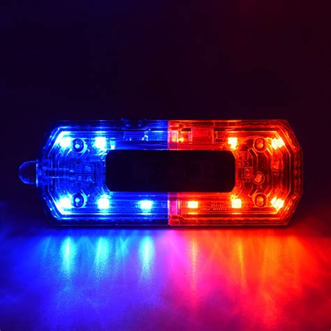 Double Sides Traffic Shoulder Led Rechargeable Flashing Warning Light