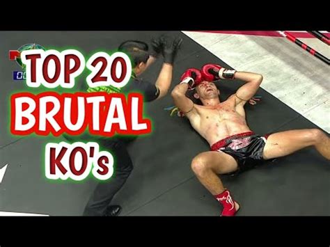 Top Brutal Kickboxing Muay Thai Knockouts Youtube