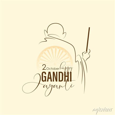 Vector Illustration Of Nd October Gandhi Jayanti Posters For The