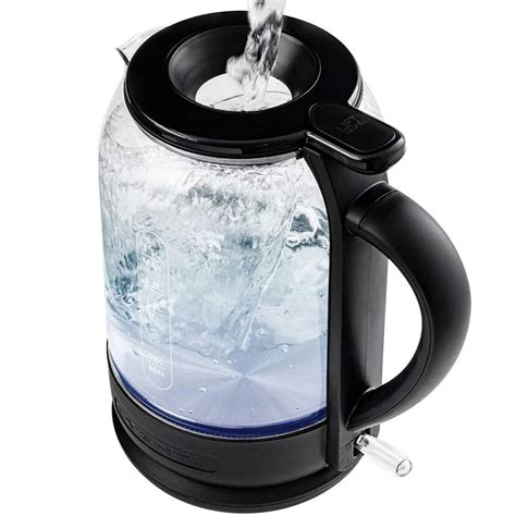 Buy Ovente Electric Glass Kettle 1 5 Liter 1500W Instant Hot Water