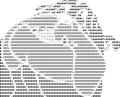 Dog ascii art