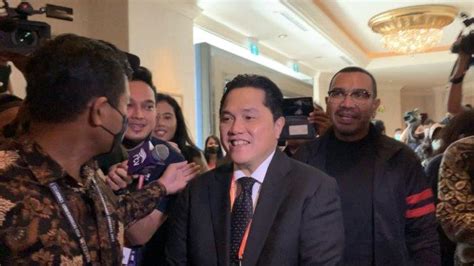 Breaking News Sah Erick Thohir Resmi Terpilih Jadi Ketua Umum Pssi