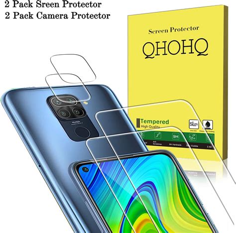 Qhohq Pi Ces Protection Cran Pour Xiaomi Redmi Note Avec Pi Ces