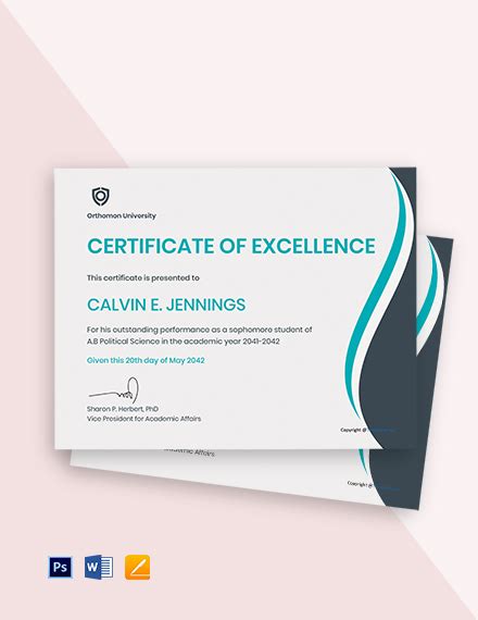 16 University Certificate Templates Free Downloads