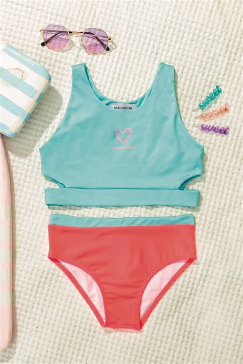 Bikini Malla Con Protección Uv Azul EMIS Boutique