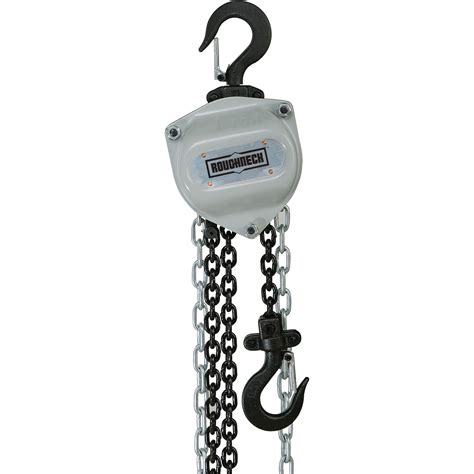 Roughneck Manual Chain Hoist 1 Ton 20ft Lift Manual Gear Chain