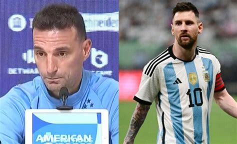 Scaloni Rompió El Silencio Sobre La Lesión De Lionel Messi Y Sorprendió A Todos El Destape