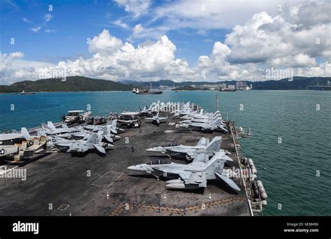 USS Ronald Reagan Makes Port Visit In Hong Kong During Deployment By