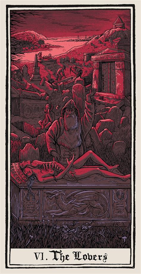 Cthulhu Dark Arts Tarot Agent Vintage Tarot Cards Art