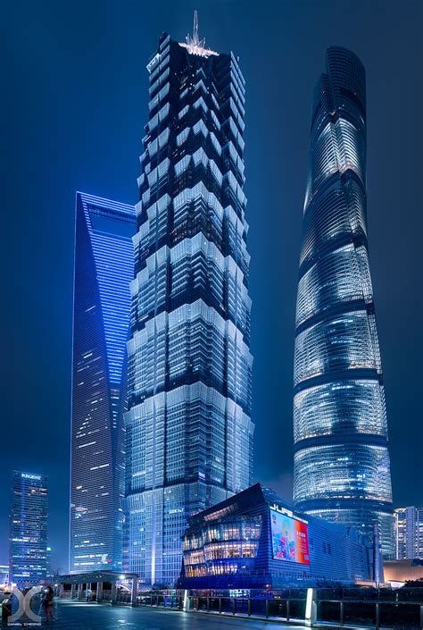 Three Towers The Three Tallest Towers In Shanghai From Le Flickr