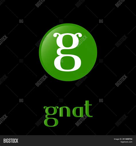 Gnat Logo. Fun Letter Vector & Photo (Free Trial) | Bigstock