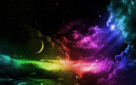 Rainbow Clouds Wallpaper - WallpaperSafari