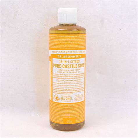 Jual Drbronners Sabun Organik Castile Liquid Soap Citrus 473ml