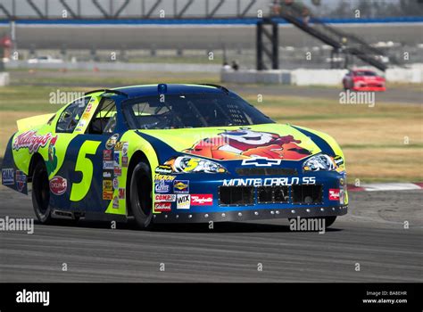 A 2006 Chevy Monte Carlo Historic NASCAR at Auto Club Speedway, Fontana ...