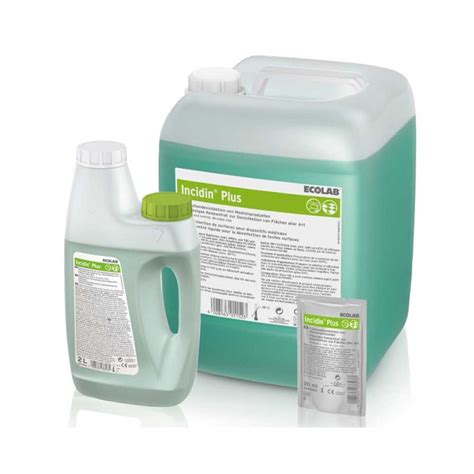 Ecolab Surface Disinfectant Incidin Plus Aldehyde Free Sizes