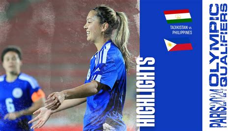 Olympic Qualifiers Tajikistan Vs Philippines Highlights Youtube