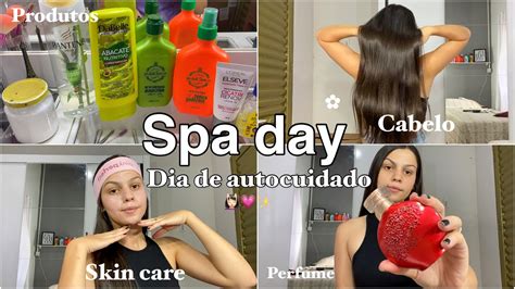 SPA DAY COMPLETÃO um dia de autocuidado cabelo unha banho de