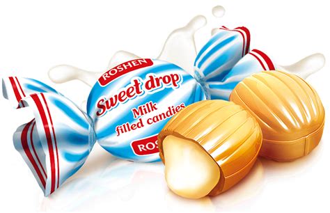 Roshen Sweet Drop Milk Caramel Candy 22 Lb Creamy And Delicious