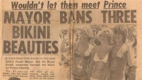 Gold Coast Bikini Ban Mayor Banned Bikinis Girls From Event The