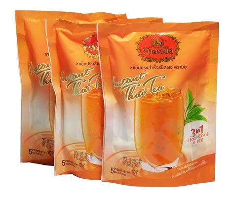 Number One Brand Instant Thai Milk Tea 3 in 1, Delicious Aromatic ...