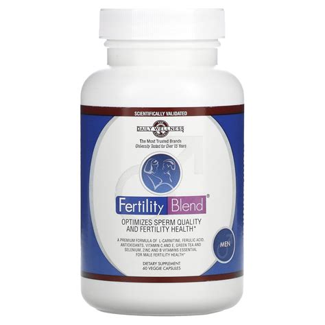 Fertility Blend For Men Clinically Validated Supplement That