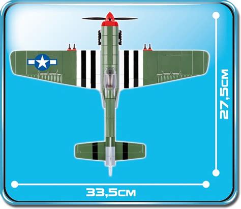 Klocki Mala Armia SAMOLOT MUSTANG P 51C COBI 6643688893 Oficjalne