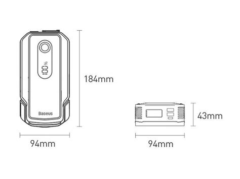 خرید،قیمت و مشخصات پاوربانک و جامپ استارتر قابل حمل بیسوس BASEUS SUPER ...