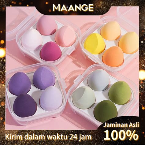 Jual Maange Sponge Beauty Blender Pcs Box Kering Dan Basah Bb