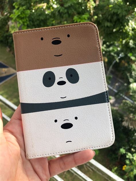 Authentic We Bare Bears Passport Cover Women S Fashion Bags And Wallets Others On Carousell