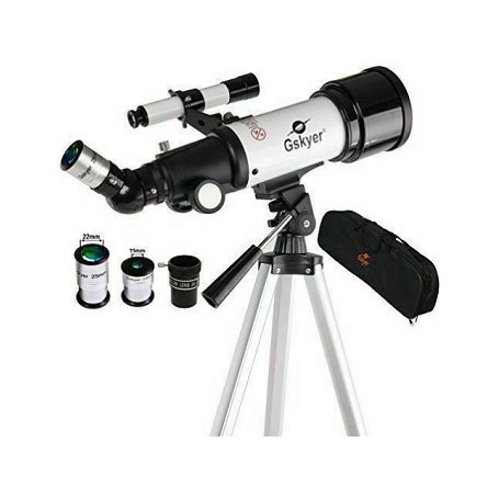 Gskyer Telescope, 70mm Aperture 400mm AZ Mount Astronomical Refracting ...