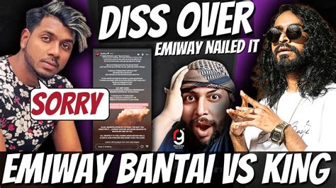 EMIWAY BANTAI VS KING DISS OVER REACTION BY RG EMIWAY WINS DISS