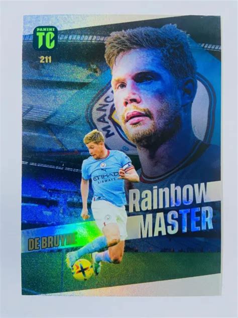 Kevin De Bruyne Manchester City Panini Top Class Rainbow Master