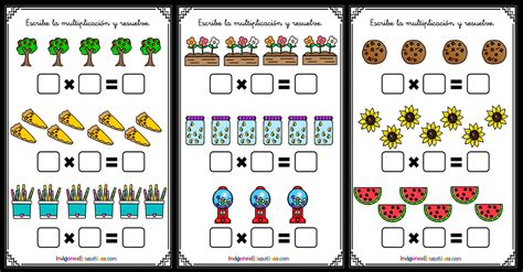 La Multiplicacion Fichas De Repaso Imagenes Educativas Themelower