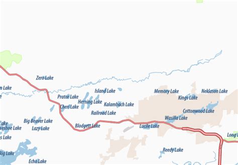 MICHELIN Meadow Lakes map - ViaMichelin