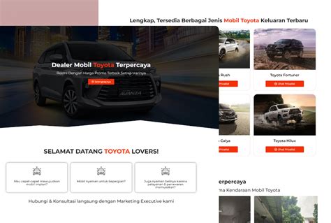 Car Dealer Website Design by Ahmad Fauzi on Dribbble