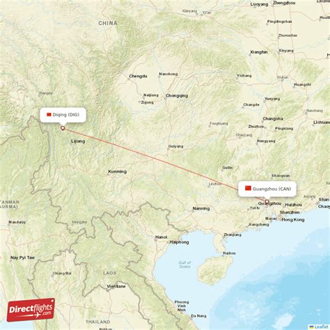 Direct Flights From Diqing To Guangzhou Dig To Can Non Stop