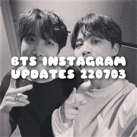 bts instagram updates  bts amino