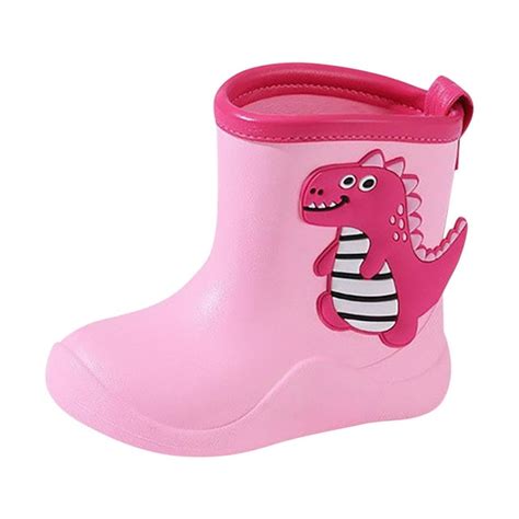 Mhzldyz Baby Rain Boot Toddler Kids Children Rain Boots Boys Girls Baby