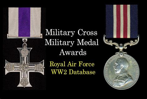 Military Cross And Military Medal Awards Rafcommands