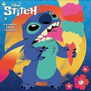 Mini Calendrier Mural 2024 Disney Lilo Stitch Amazon Fr Livres