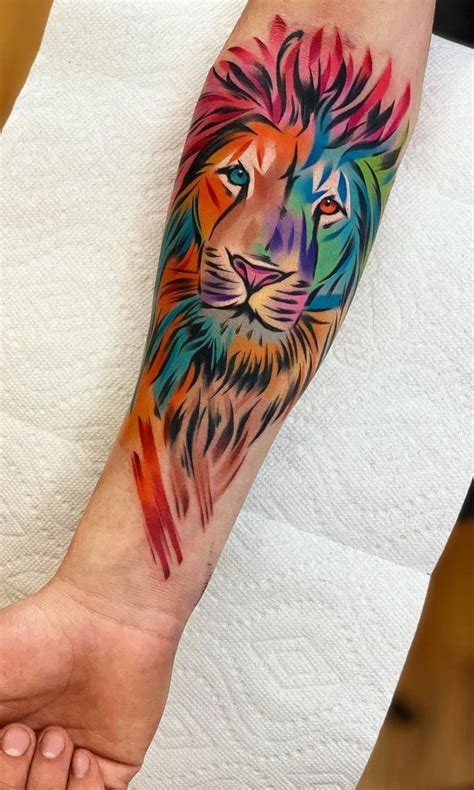 Tatuagens De Le O Femininas E Masculinas Toptatuagens Watercolor