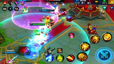 King Champion Sylvis MVP Heroes Arena Android MOBA Gameplay