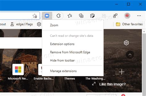 Enable Extensions Menu Button In Microsoft Edge Chromium Nbkomputer