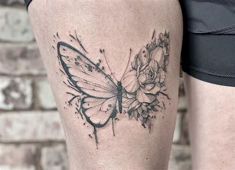 Beautiful Butterfly Thigh Tattoo Ideas To Inspire You Alexie The Best