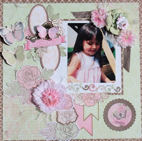 Scraps Of Elegance Innocence Bo Bunny Layouts Bo Bunny Scrap