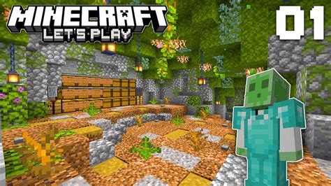 Minecraft Let S Play Ep The Perfect Start Minecraft Caves